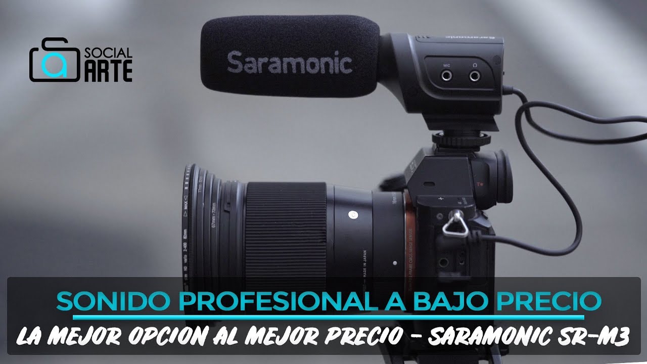 SONIDO PROFESIONAL A BAJO PRECIO - TU MEJOR OPCION PARA VLOGS SARAMONIC SR-M3