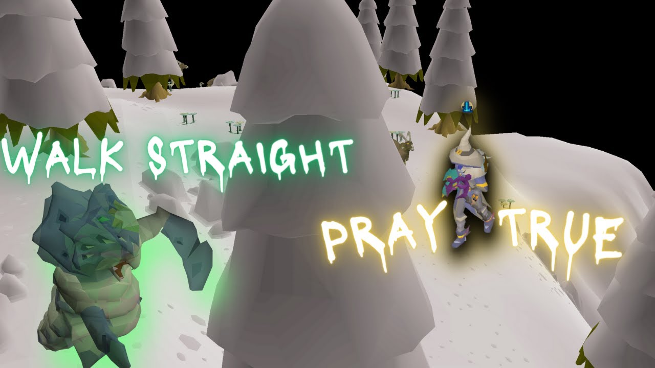 Walk Straight Pray True Master Combat Achievement - OSRS