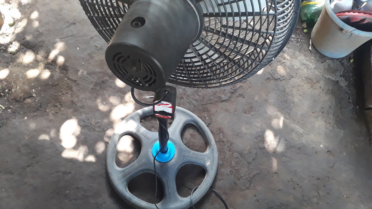 🤔💥Repara tu ventilador con esta idea SE LE ARRANCÓ la BASE