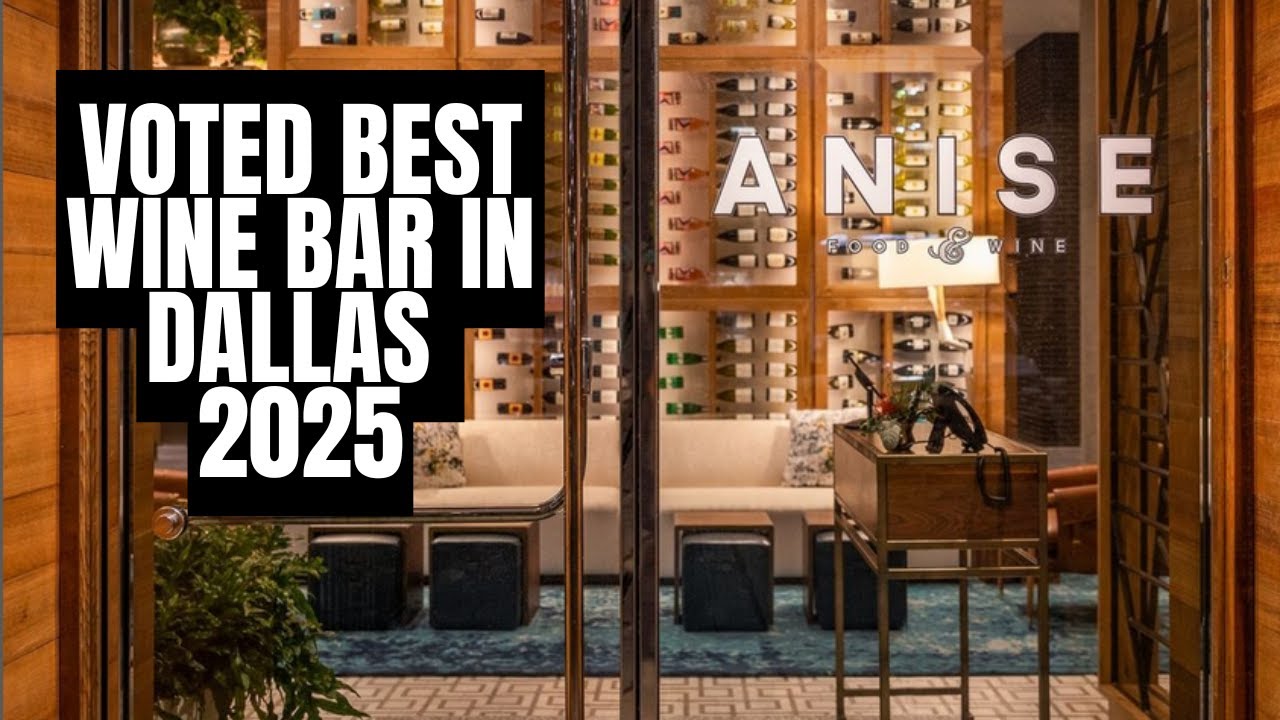 BEST WINE BARS in DALLAS TX - 2025! Anise - Top Upscale Cork Wine & Cocktail Lounge #tasting #texas