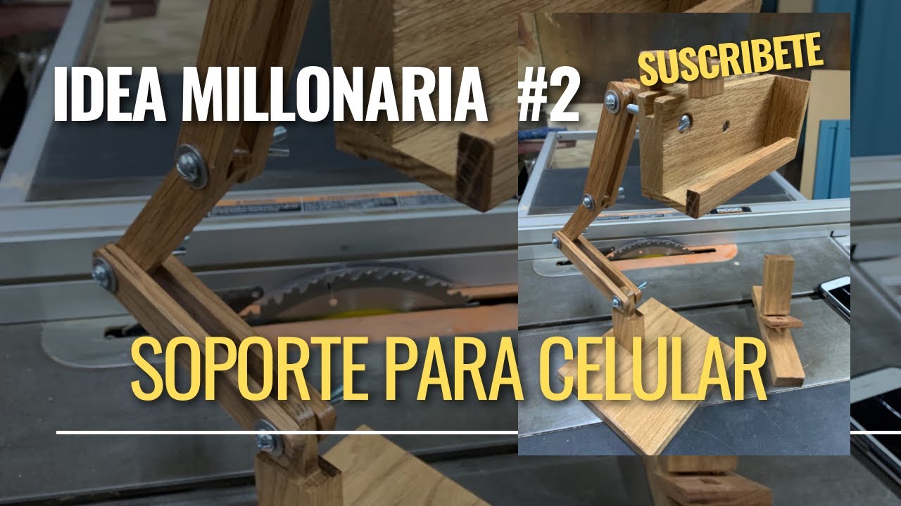 Idea millonaria soporte para celular