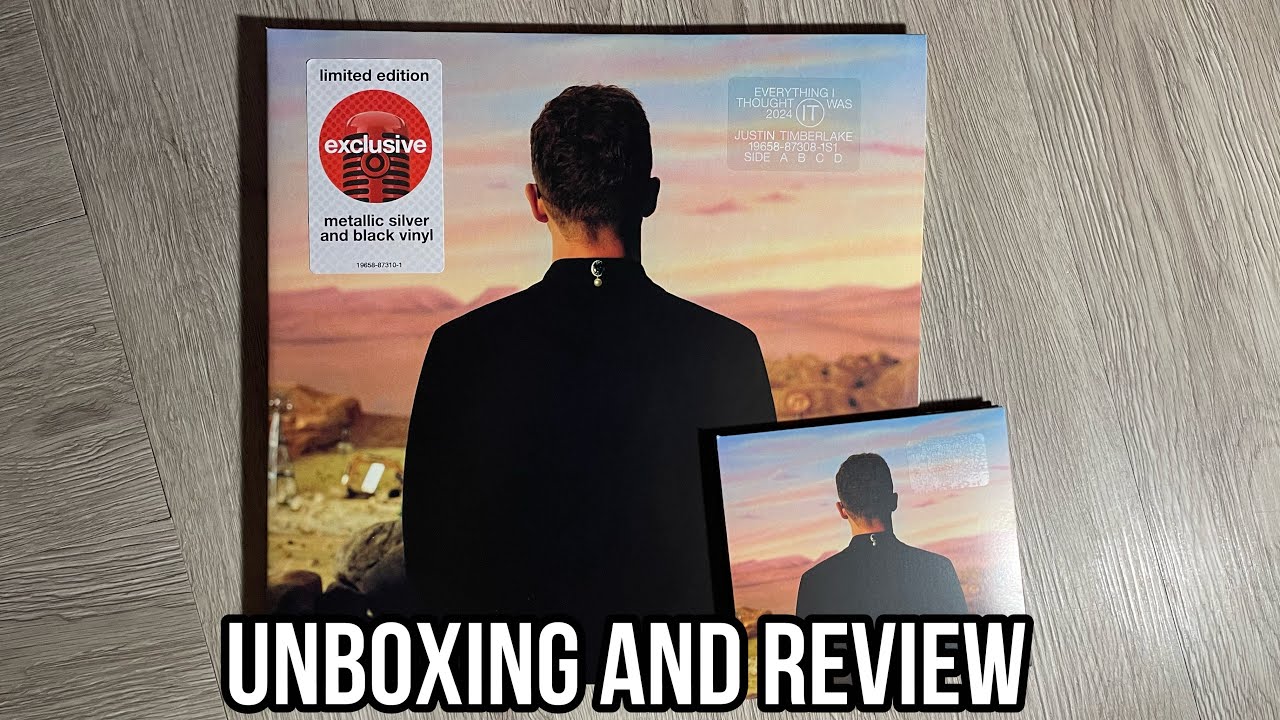 Justin Timberlake Everything I Thought It Was CD and Target Exclusive Vinyl Unboxing and Review