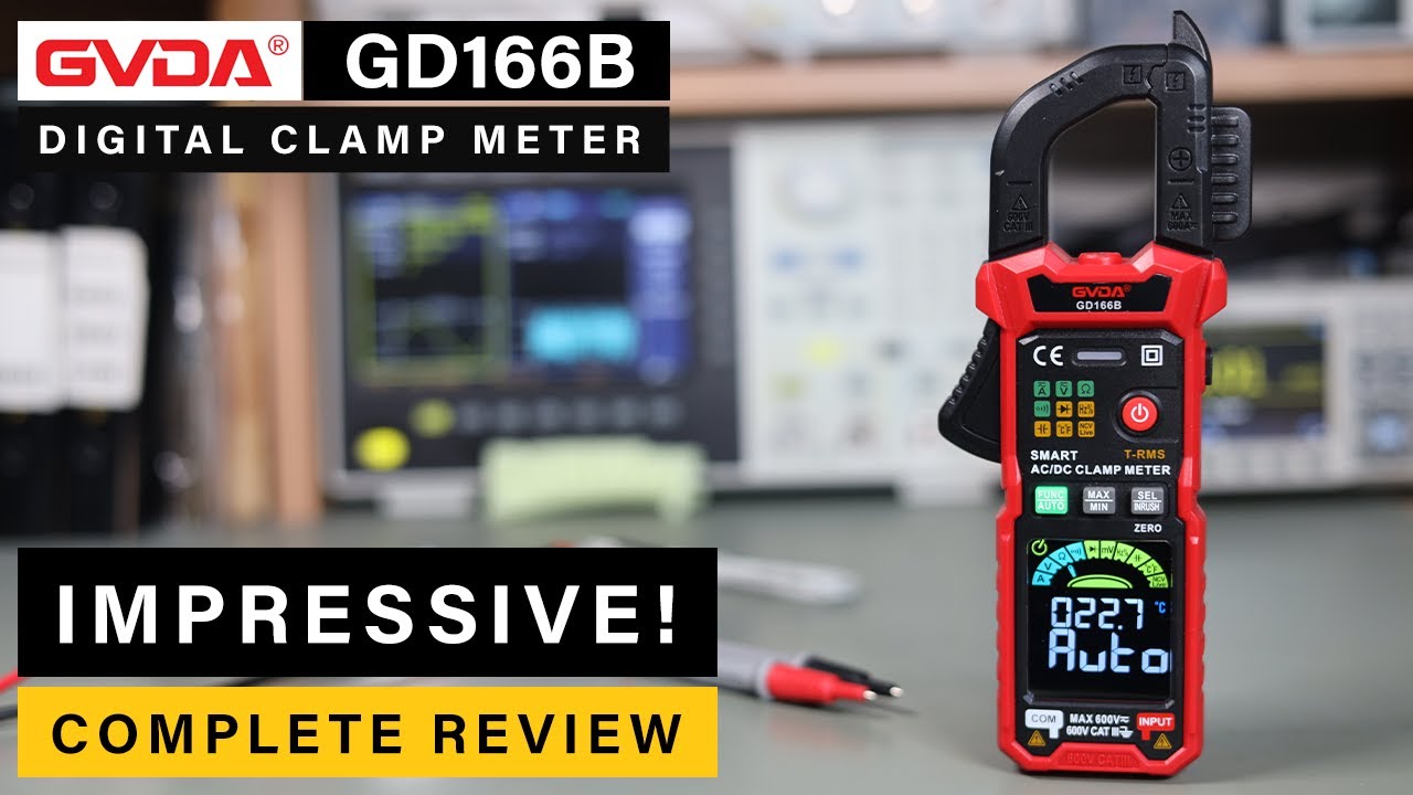 GVDA GD166B Clamp Meter/Multimeter⭐Impressive!