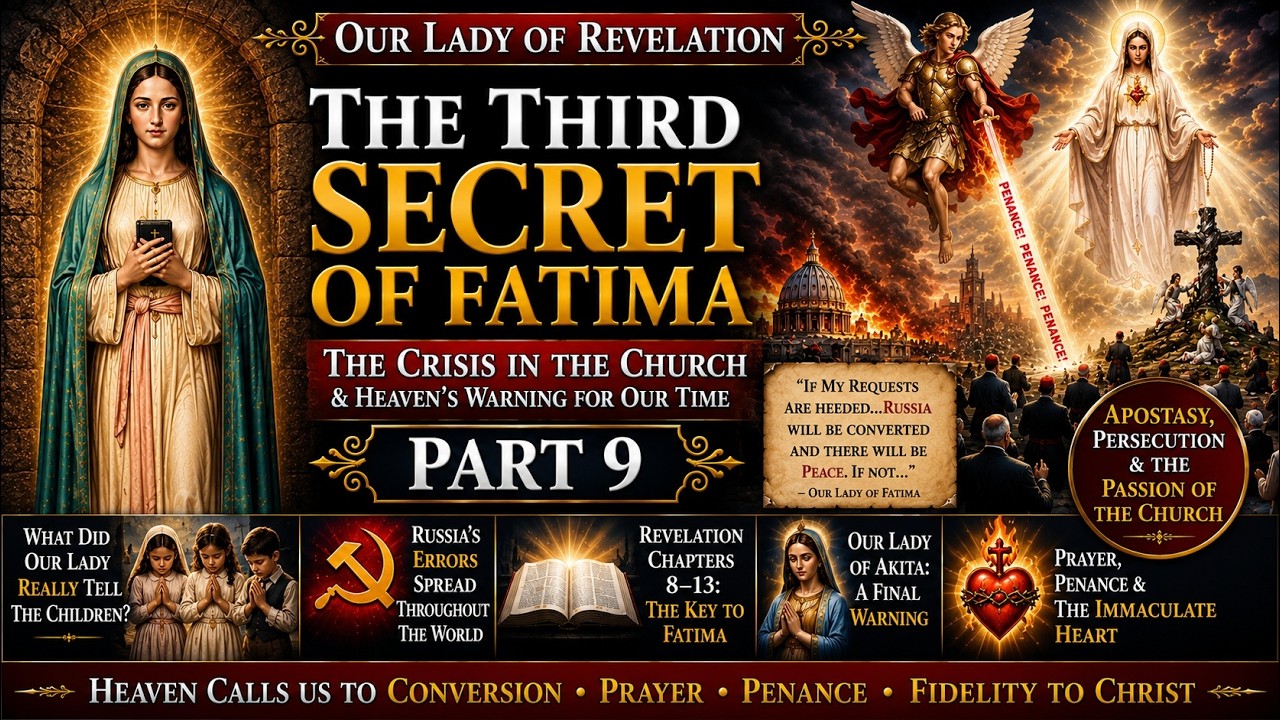 Our Lady of Revelation (Part 7): Fatima’s Third Secret Explained: Warnings for Our Time (Part 2)
