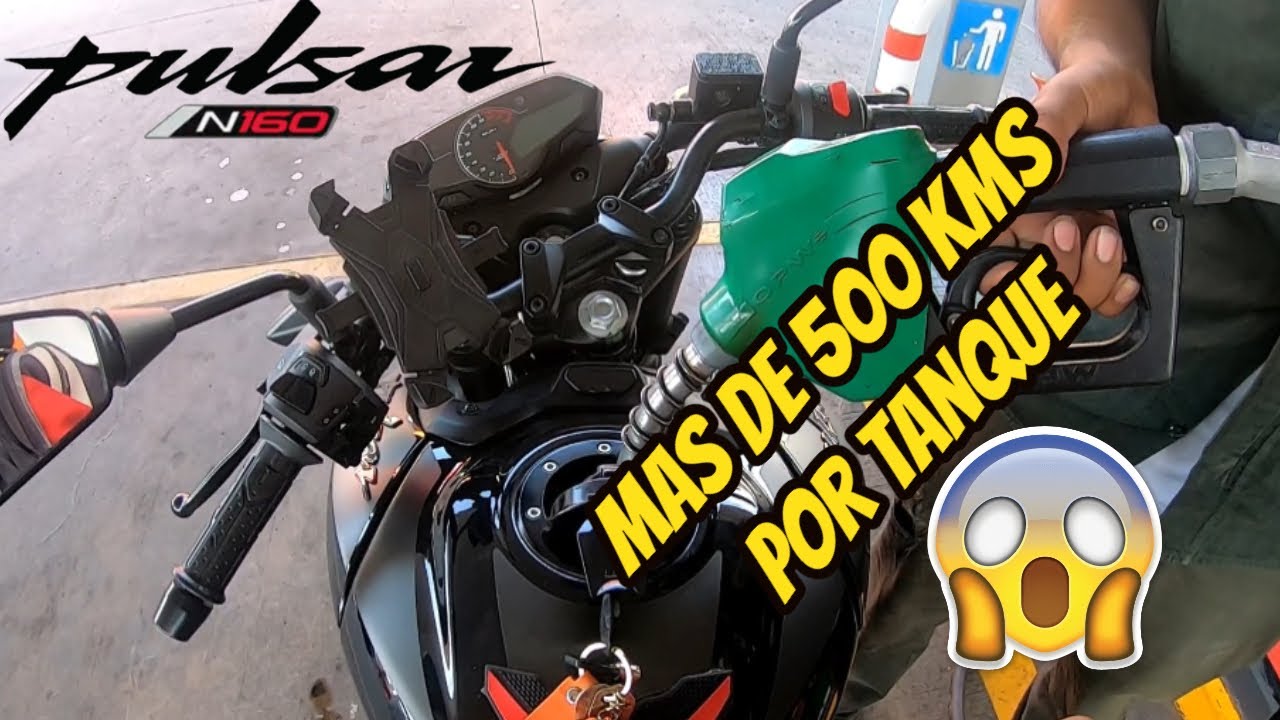 PRUEBA DE CONSUMO DE GASOLINA PULSAR N160