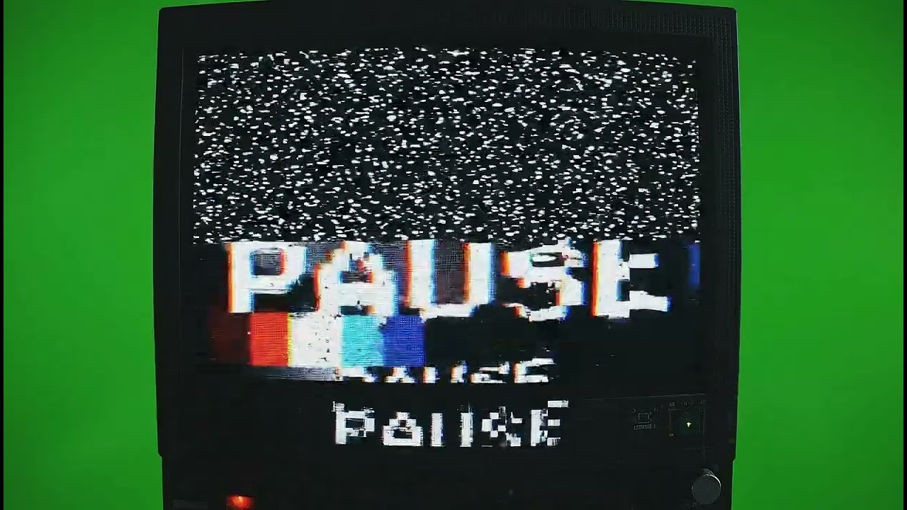 Epic VHS Pause Green Screen Transition for Retro Video Projects