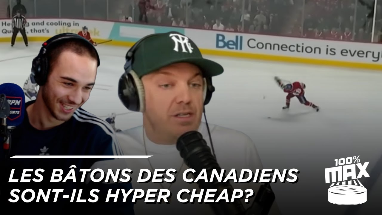 Les Canadiens doivent changer de fournisseur de bâtons!