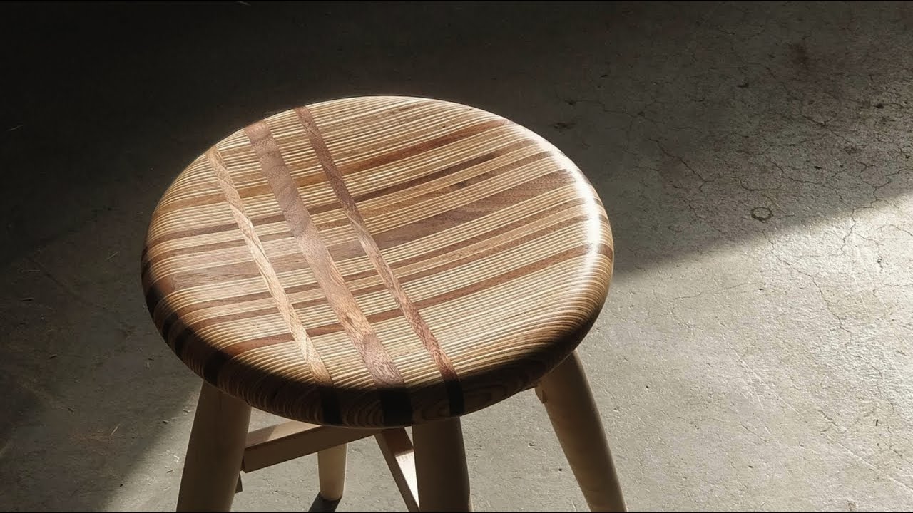 Making a wooden stool with a cnc router
