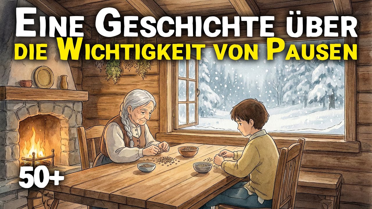 Die Kunst des Winters | Eine Geschichte über die Wichtigkeit von Pausen | Niveau B1/B2