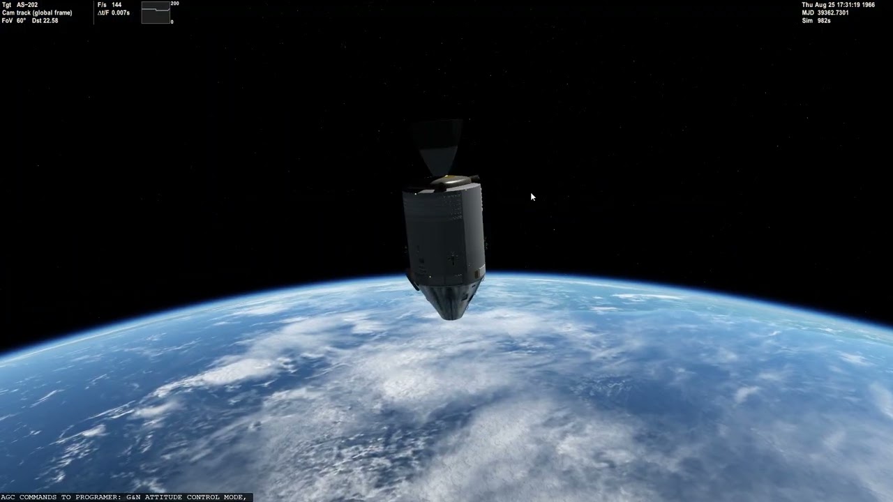 Project Apollo NASSP - AS-202: First Flight of the Apollo Guidance Computer