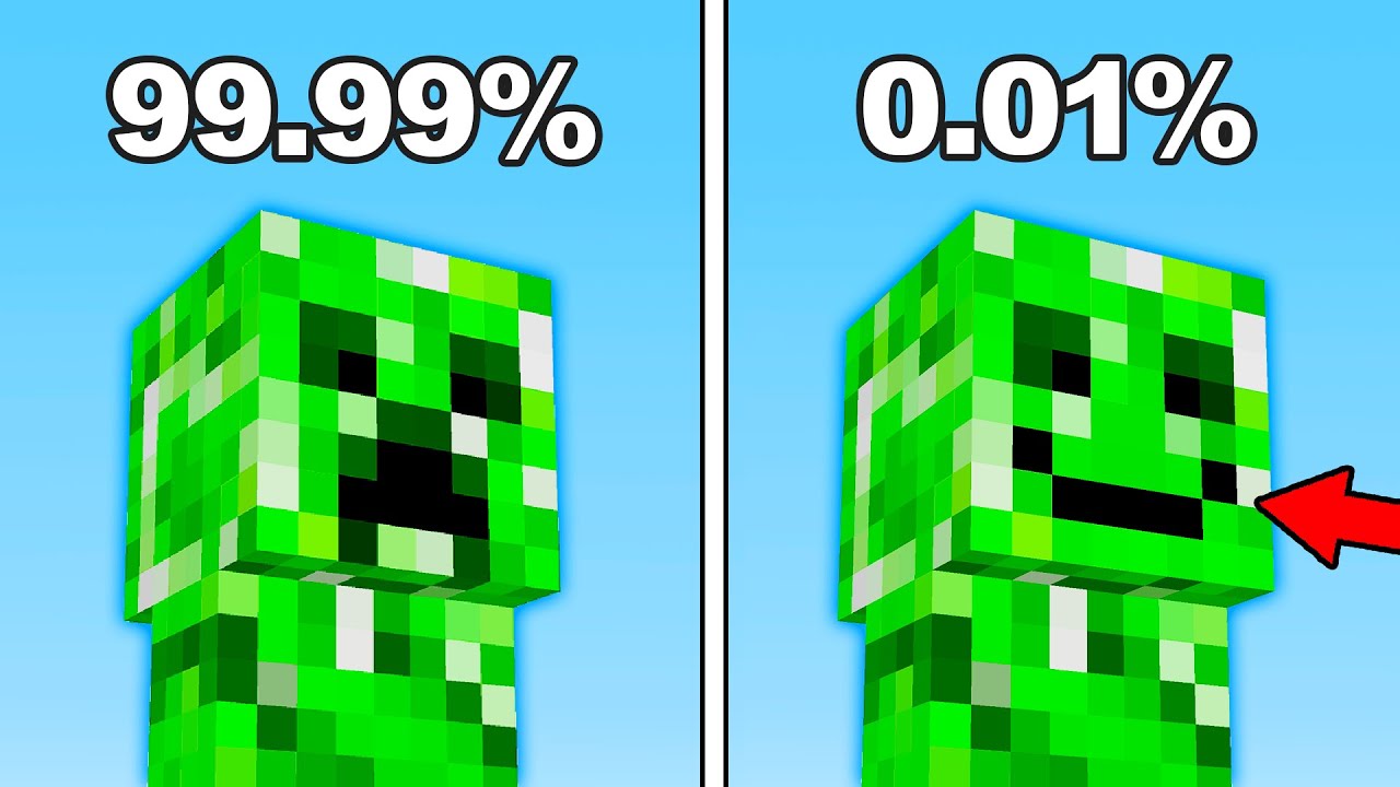 Minecraftowe Najrzadsze Moby!