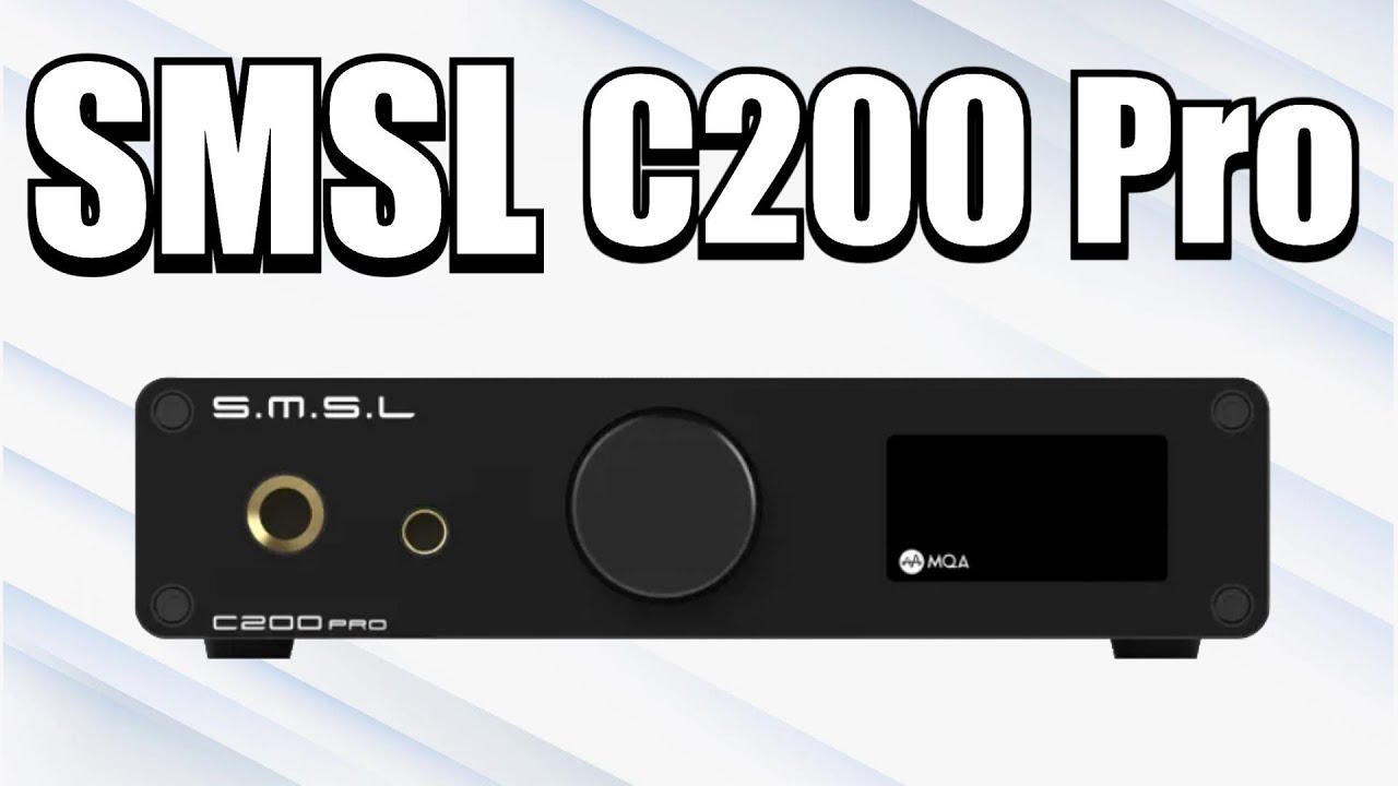 Цап усилитель SMSL C200 Pro  - продолжение бюджетной линейки!
