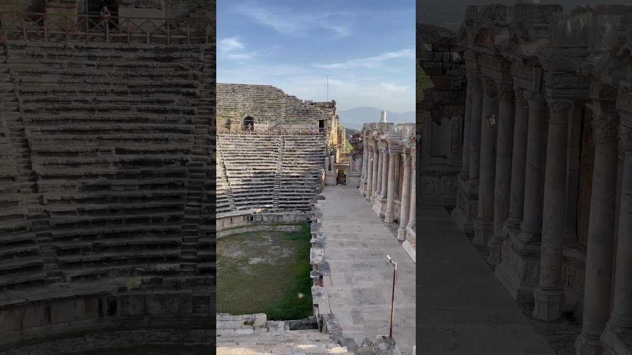 Amfiteatr Hierapolis #travel #Hierapolis #starożytneMiasto #teatr  #atrakcjeturystyczne