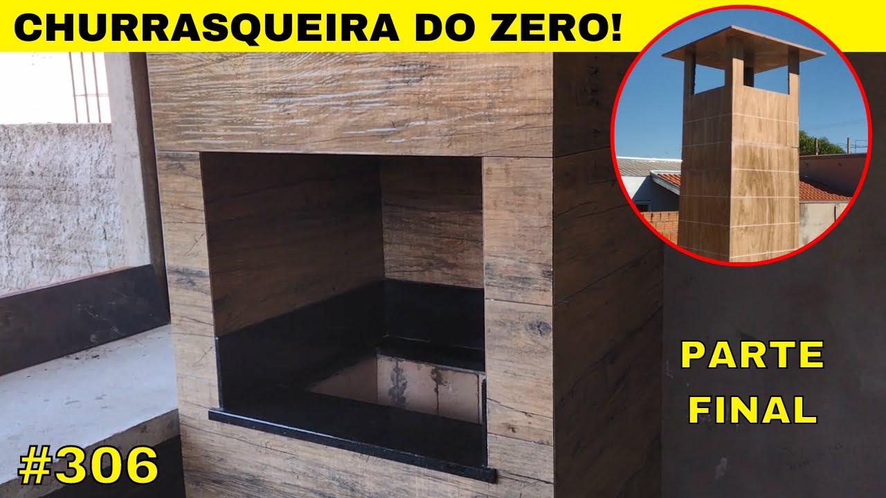 #306- Como fazer churrasqueira do zero! (Parte 4)