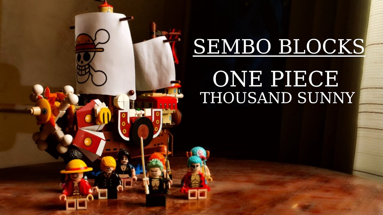 ASMR Speed Build Lego One Piece Thousand Sunny Sembo Block
