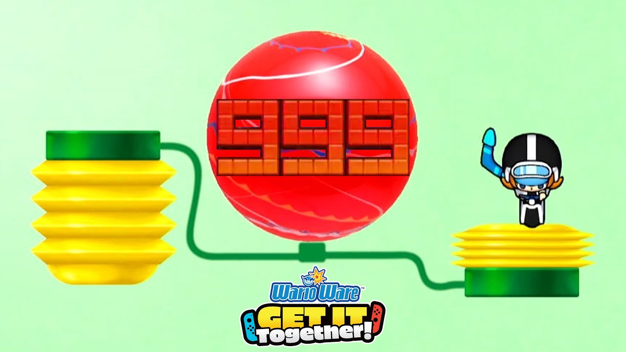 Pump It Up - 999 Max Score with Mona | WarioWare: Get It Together! (WR)