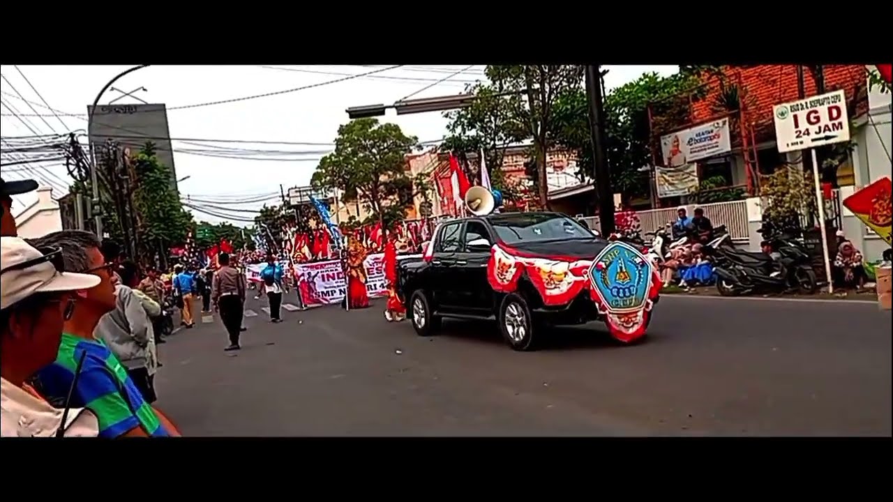 21.08.2025 🇮🇩 Karnaval  SMPN 4 Cepu HUT Republik Indonesia ke 80th
