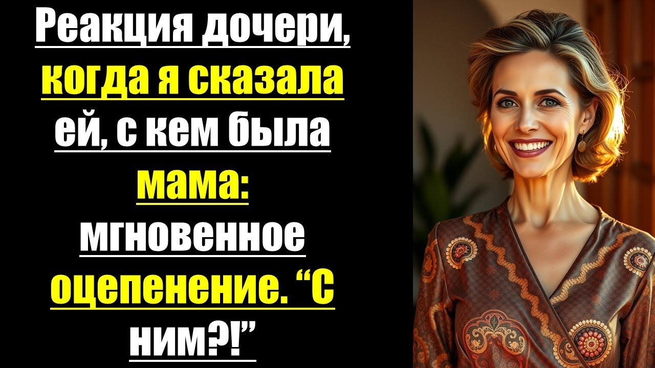 Реакция дочери, когда я сказала ей, с кем была мама: мгновенное оцепенение. “С ним?!”#гореижадность