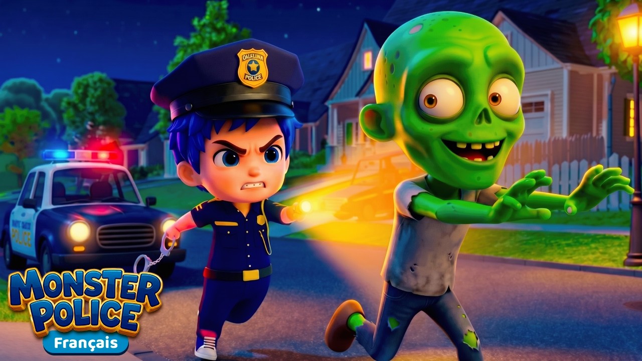 La Police des Monstres 🚨 | Chansons et Comptines pour Enfants | Monster Police Français