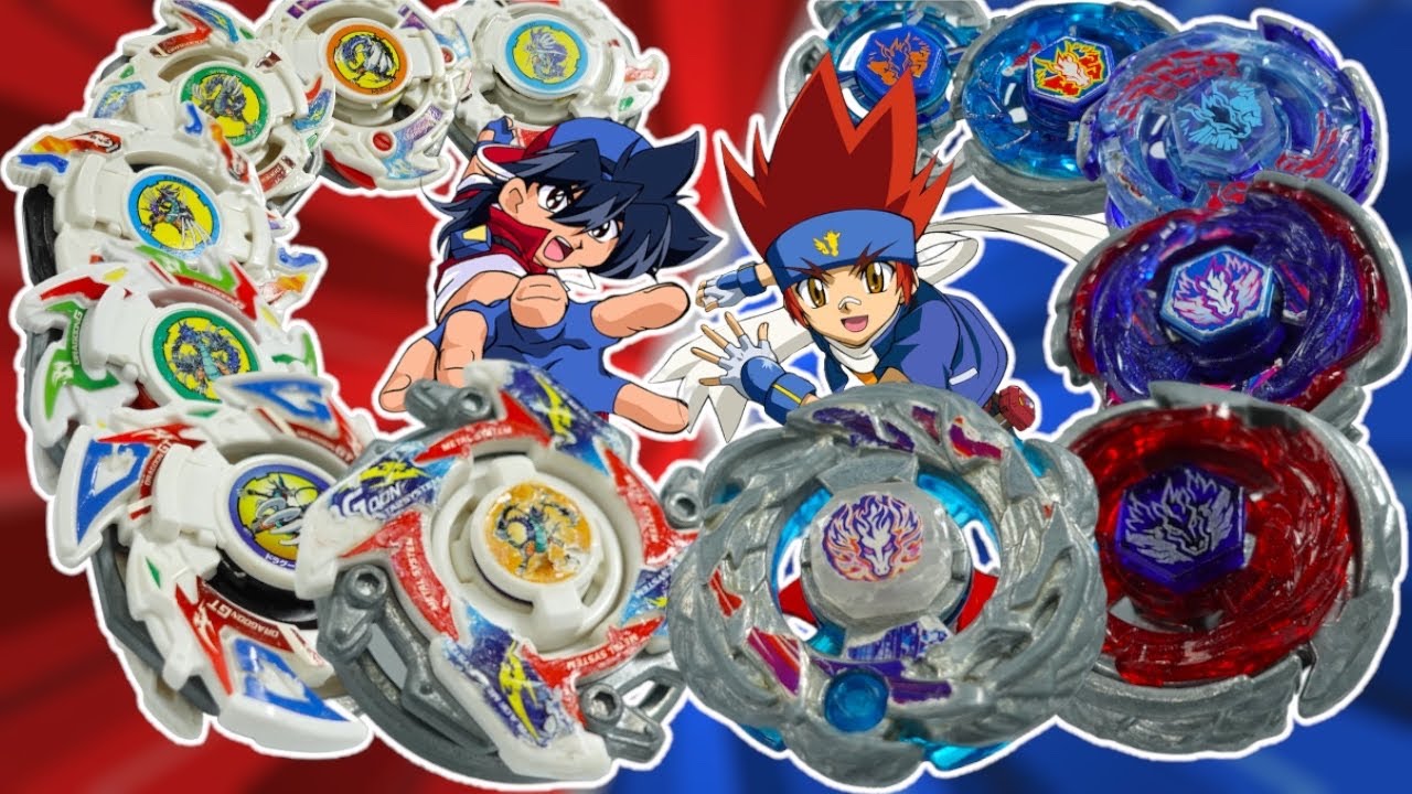 PEGASUS BEYS vs DRAGOON BEYS | Gingka VS Tyson | METAL FIGHT vs BAKUTEN SHOOT | BEYBLADE CROSSGEN