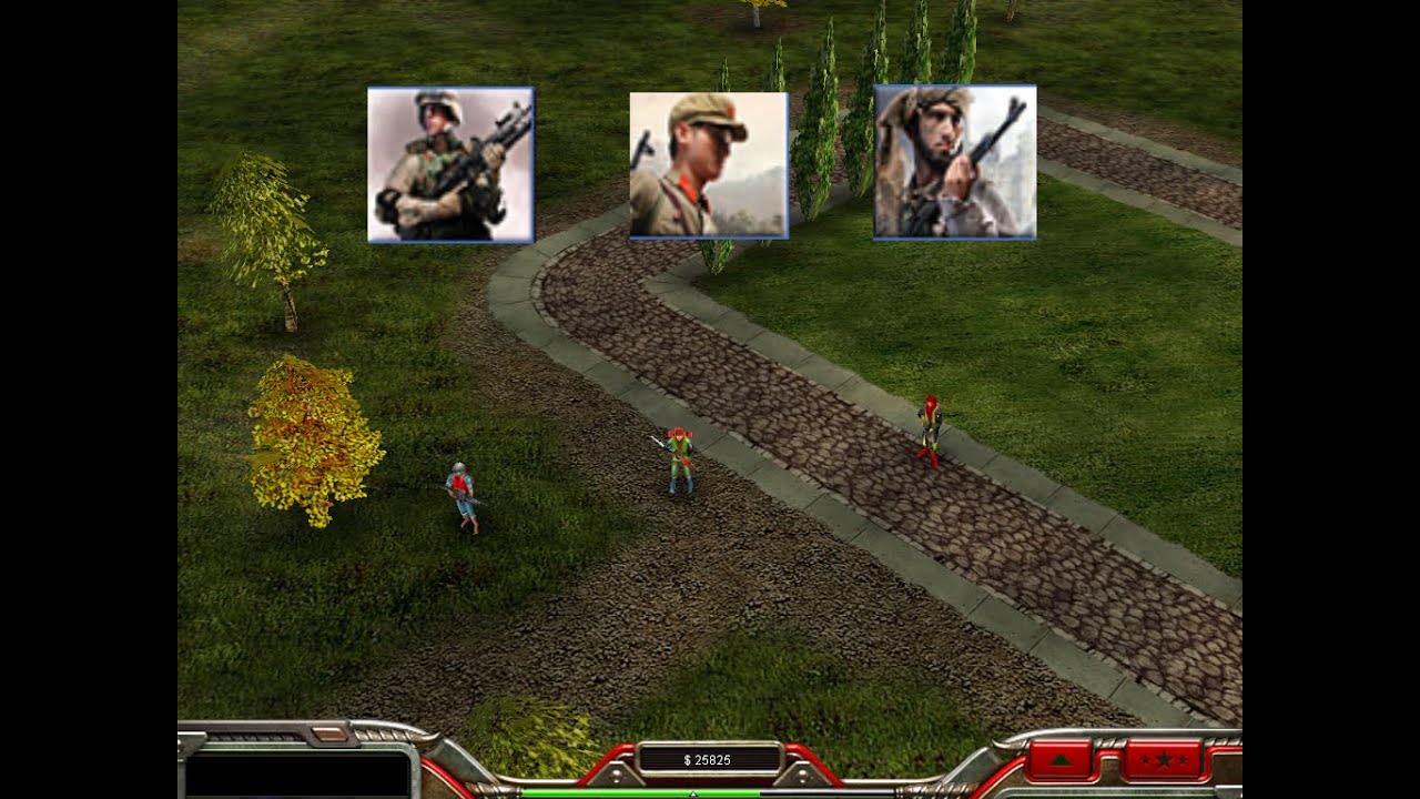 Ranger vs Red Quard vs Rebel (C&C Generals Shockwave)