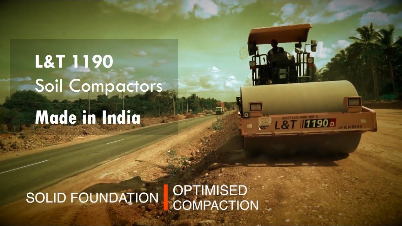 L&T Road Equipment - Soil Compactor L&T 1190