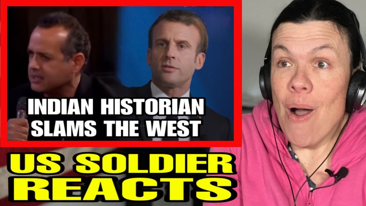 When Indian Historian Lashed Out At The West!! (US Soldier Reacts) Brut India