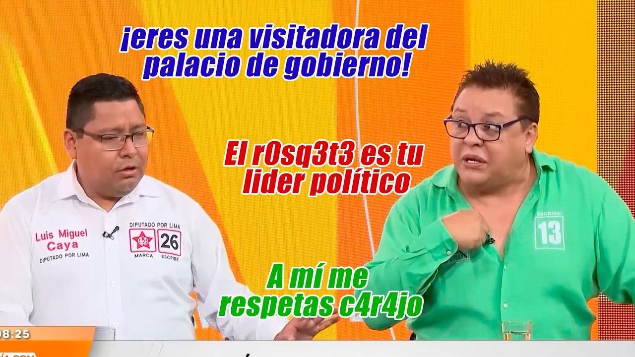 ¡SE DIJERON DE TODO!, RICHARD SWING Y LUIS CAYA DISCUTIERON ACALORADAMENTE EN WILLAX