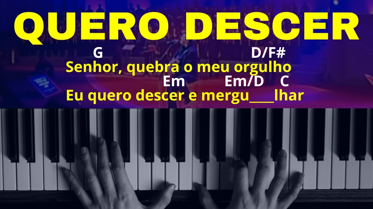 Aprenda “Quero Descer” no Teclado – Nani Azevedo | Aula Passo a Passo 🎹