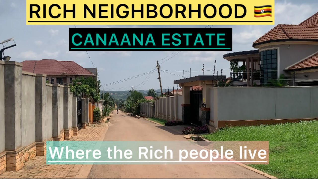 How The Rich Live in Uganda Gayaza-Nakwero//Inside CANAANA ESTATE With Fancy Houses #house #build
