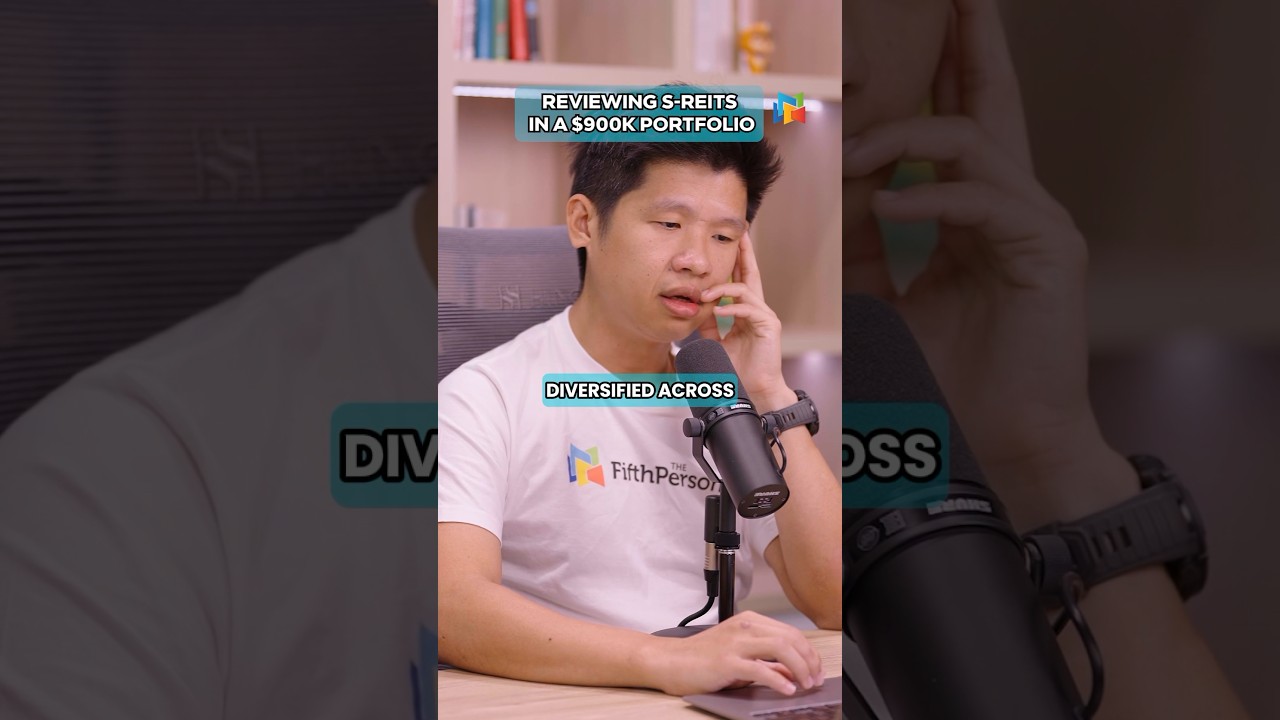 Reviewing the S-REITs in a foreigner's $900K retirement portfolio for Singapore! 💼💰 #investing