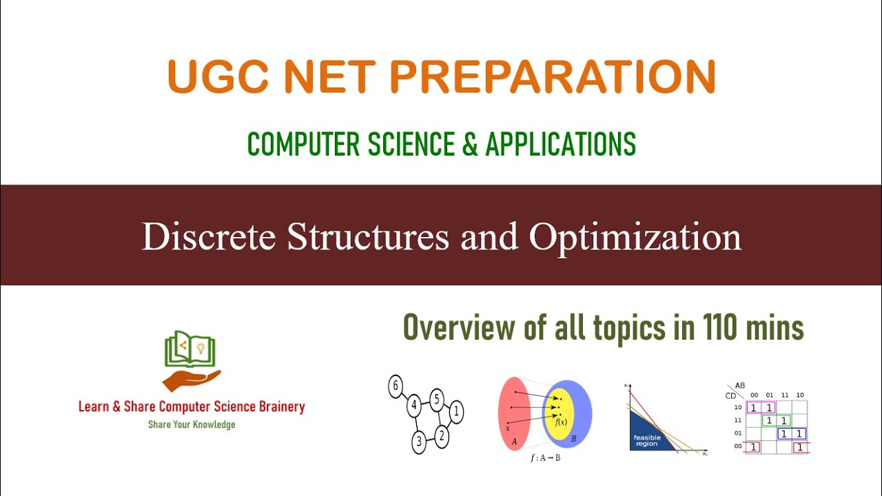 Discrete Structures & Optimization - Overview in Tamil | UGC NET Computer Science Unit 1 Outline