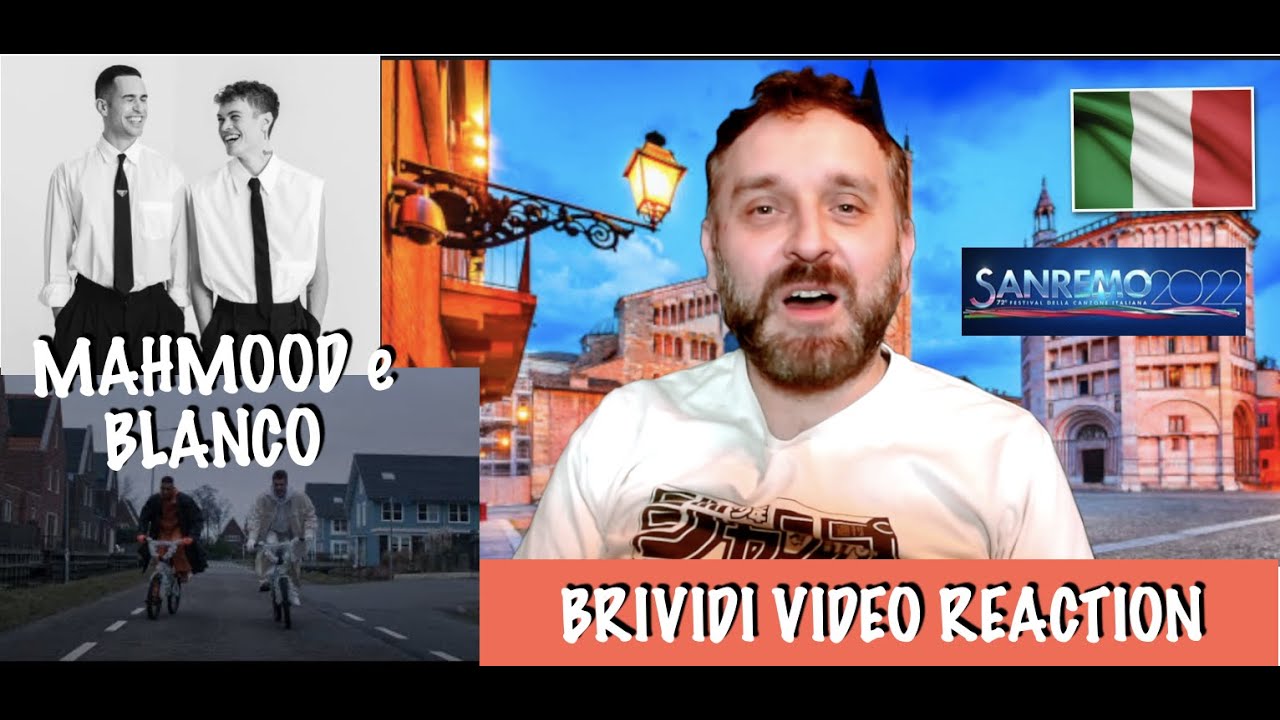 MAHMOOD e BLANCO - Brividi VIDEO - REACTION - EUROVISION 2022 ITALIA