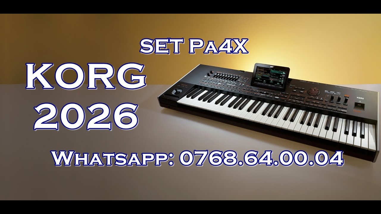 ❌ Set Korg Pa4x ❌  Ianuarie 2026 ❌ Studio Romania ❌