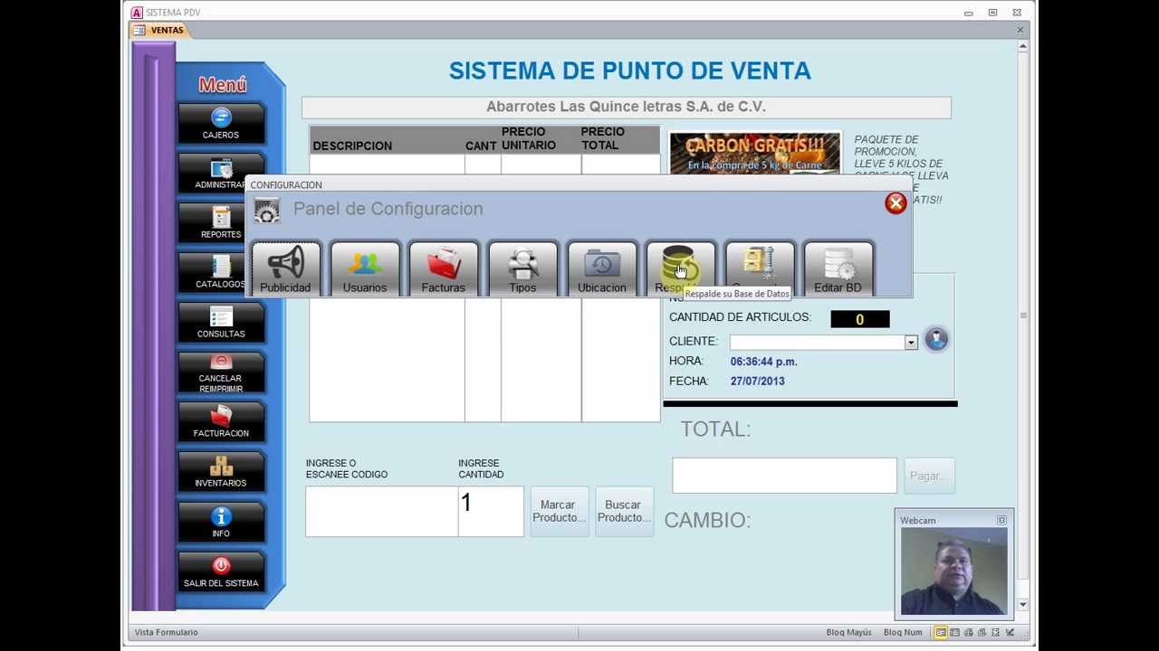 DESCARGA PUNTO DE VENTA EN ACCESS | EDITABLE 100% | FACIL USO