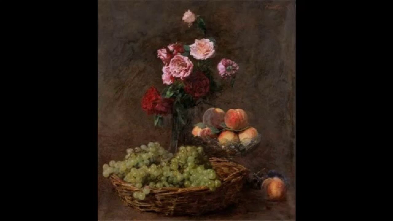 Henri Fantin-Latour - Panier de Raisins (1893)