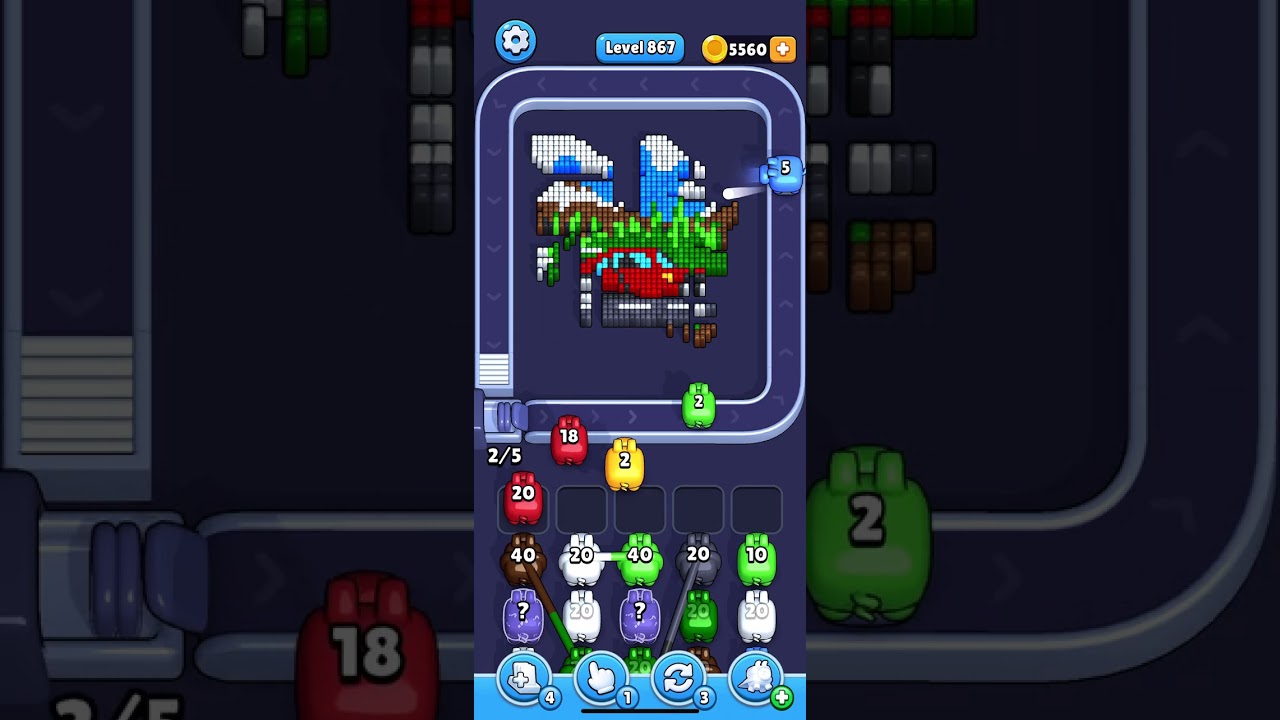 Pixel Flow level 867