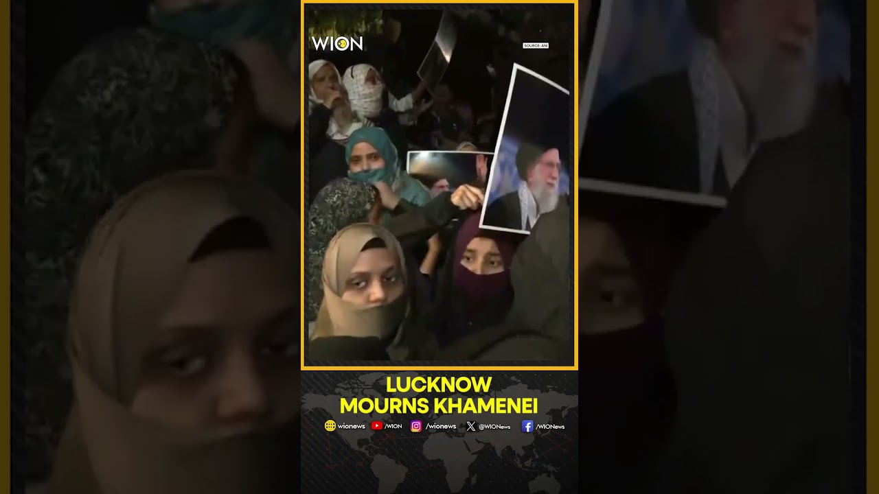 Massive Mourning Gathering in Lucknow for Ayatollah Khamenei | WION SHORTS
