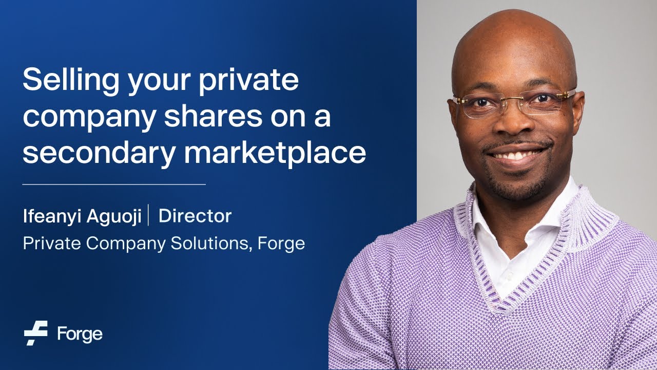 Selling Your Private Company Shares on a Secondary Marketplace