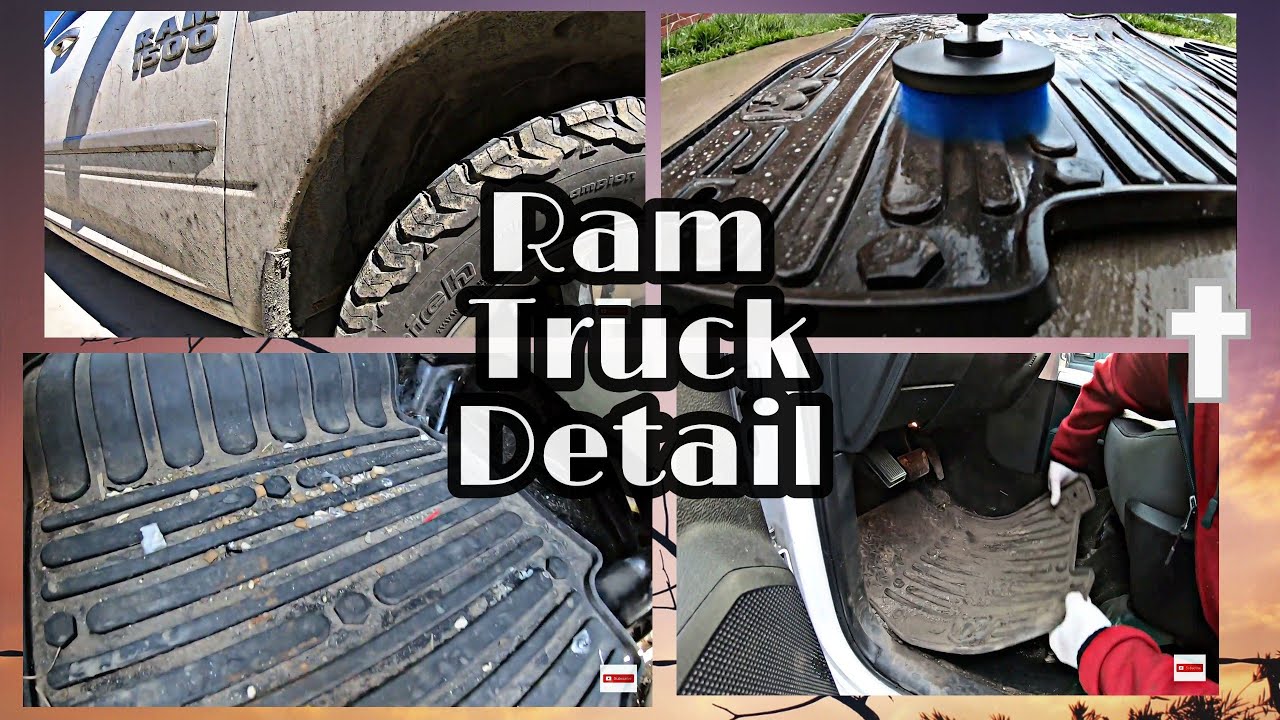 Cleaning a DIRTY Ram Truck That was Destroyed BY Hunting Dog! | Safisfying Transformation