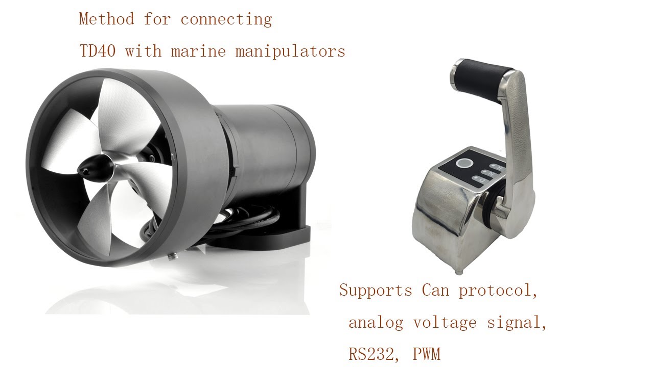 DD TD40 D pod thruster connection marine operator