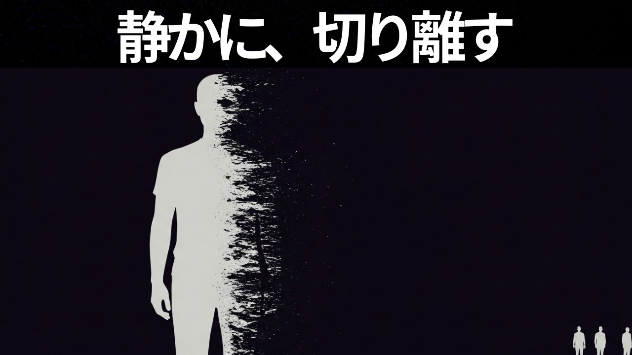 一人の男が皆の人生から姿を消す前に、ほとんど誰も気づかない変化がある