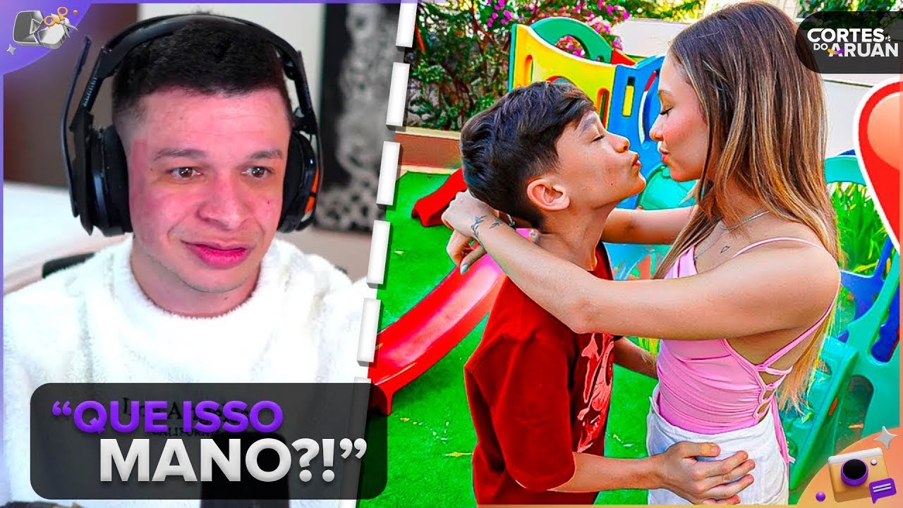 ARUAN REAGE： CHEGOU A HORA! O Ricardinho Beijou a Ana Julia Fiorini 😍