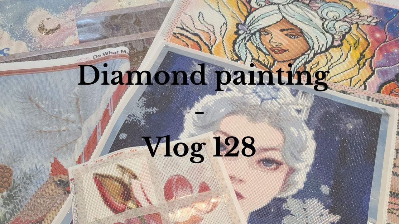 Vlog 128: diamond painting, revue d'un dp et unboxing du dp Moonlight at Kyoto de DIY Moonshop