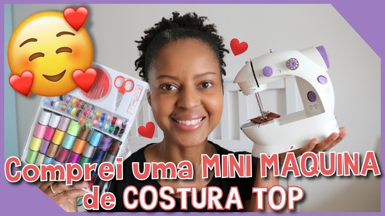 Mini Maquina De Costurar 😍Vem ver como ela funciona 😍