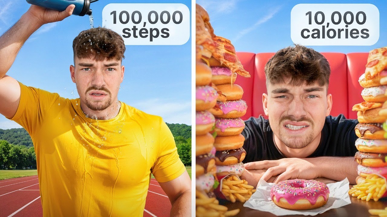 I Walked 100,000 Steps and Ate 10,000 Calories in 24 Hours