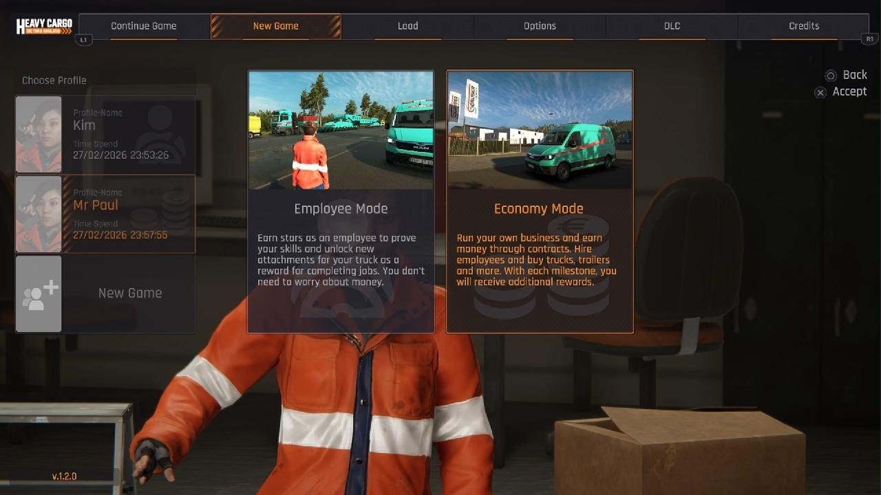 Heavy Cargo - The Truck Simulator_ PS5 New Update Economy Mode 