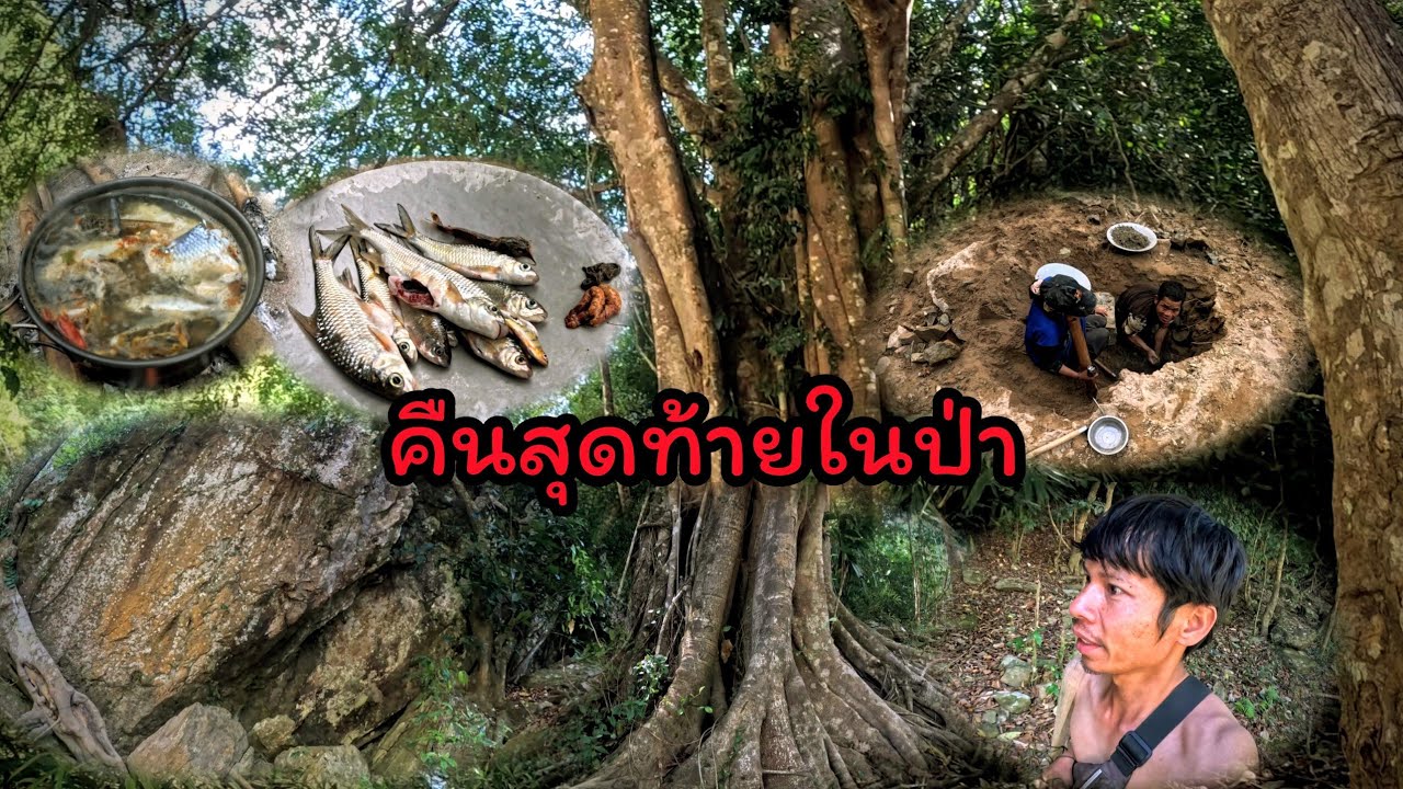 ep.4 คืนที่2ของการนอนป่า เอาแหนำน้องแยกไปหากิน - YUB AVERN 
