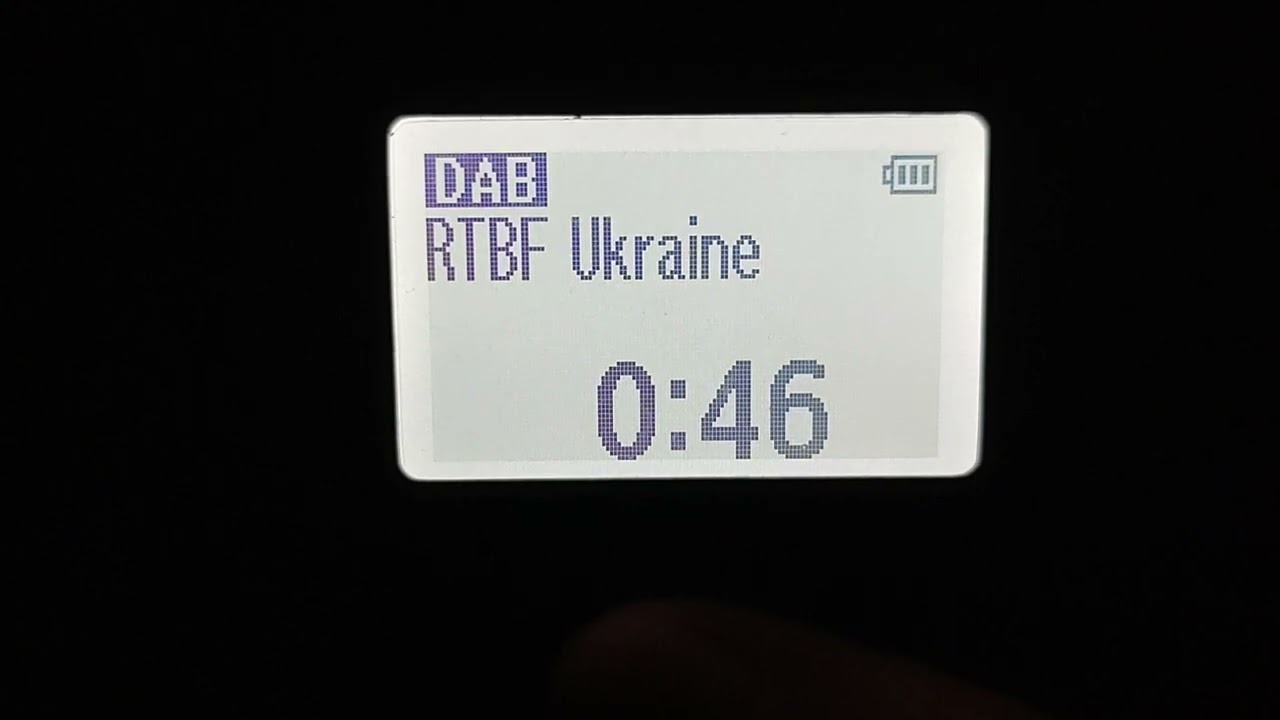 DAB+ Bandscan in Brussels, Belgium