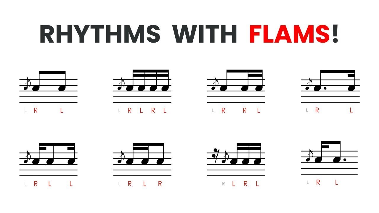 Improve Your Flams With These Exercise - Snare Workout Routine 🥁